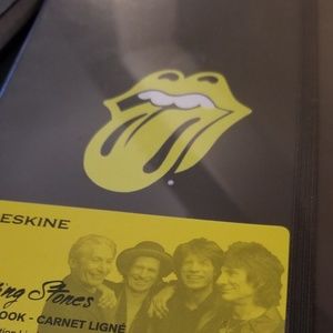 Nwt moleskine rolling stones m ruled notebook